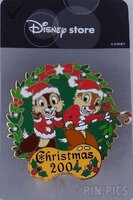 Japan - Chip and Dale - Santa - Wreath - Christmas 2004 - JDS