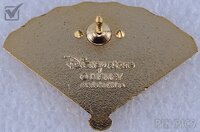 Japan - Goofy - Omikuji 2005 - Gold Fan with Sakura Blossoms - JDS