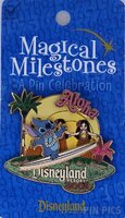 DLR - Stitch and Hula Girls - It's a Small World - Magical Milestones Series