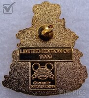 DLR - Donald as Santa - Christmas Mini Pins