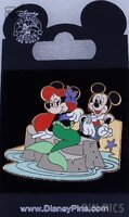 Mickey and Minnie -  As Ariel and Eric - Couples - Little Mermaid