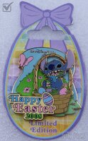 WDW- Stitch in Basket - Happy Easter 2008