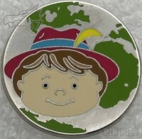 DLR - Europe - Boy Wearing Bavarian Hat with Yellow Feather - Small World - Hidden Mickey 2009