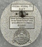 DLR - Eeyore - Pooh Character Silhouette - Hidden Mickey 2009