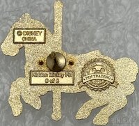 DLR - Keiffer - King Arthur Carrousel Horse - Hidden Mickey 2009