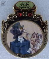DLR - Constance Bride with Groom 2 - Haunted Mansion 40th Anniversary Event - Lenitcular