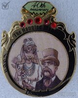 DLR - Constance Bride with Groom 5 - Haunted Mansion 40th Anniversary Event - Lenitcular