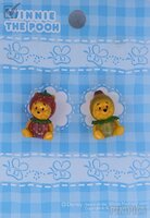 Japan - Winnie the Pooh - Strawberry and Pear - 3D Resin Set - JDS