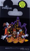 HKDL Mickey, Donald and Goofy with Castle Halloween 2011