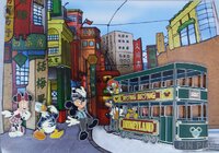 HKDL - Old Hong Kong Street Postcard Set
