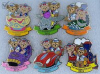 HKDL - Pin Trading Fun Days 2015 - Duffy & ShellieMay Box Set