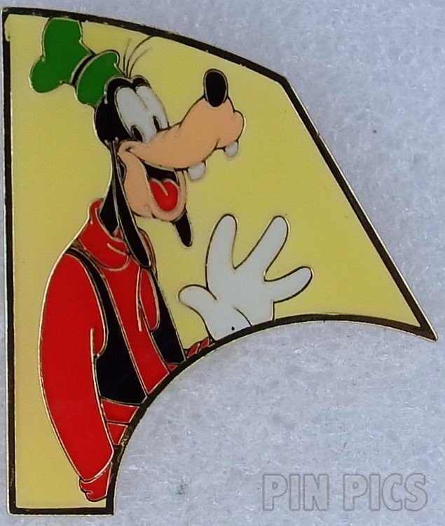 ♡A♡ PP180558 - Japan - Waving Goofy - Fab Five Heart Puzzle Set - PinPics