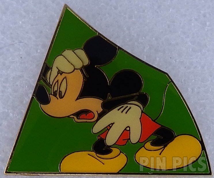 mickeyさん確認用✨ PP180588 - Japan - Horrified Mickey - Mickey Icon Puzzle Set - PinPics