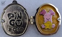 HKDL - Piglet Hunny Pot - Winnie the Pooh - PinGo - Hinged