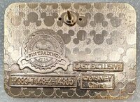 WDW - Prototype - Walt Disney - Happiness Is a State of Mind - Cast Exclusive - Gold