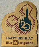 WDW - Happy 20th Birthday - Gold