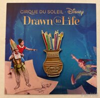 WDW - Dream in Color - Drawn to Life - Cirque de Soleil - 25 Years of Pin Trading Event Gift