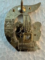 DLR - Gargoyle Candelabra - Gothic Letter D  - Key to Disneyland Series