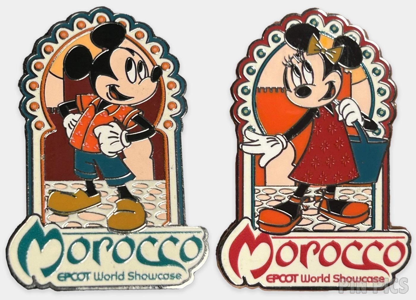 PP180640 - WDW - Tourist Mickey and Minnie Set - Morocco Pavilion