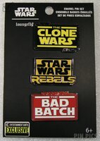 Loungefly - Star Wars Animated Series Logo Set - Entertainment Earth