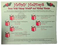 WDW - Happy Holidays 2004 Pin Pursuit Card