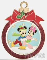 Baublebar - Mickey and Minnie as a Couple - Ice Skating and Kissing - Christmas 2025 - Flipper - Jumbo