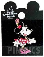 Classic Yesteryear Minnie - Pink Shoes - Polka Dotted Skirt - Hat with Flower