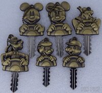 DLR - Character Key Set - Gear Up For Adventure 2012 - Car Show at Disneyland