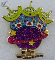 HKDL - LGM Aliens - Toy Story Boxed Set - Pin Trading Nights 2019 - Glow in the Dark