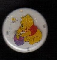 DLP - Winnie the Pooh and Hunny Pot - Fantillusion Flashing Pin