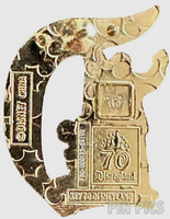 DLR - Partners Statue - Gothic Letter D - Key to Disneyland Series