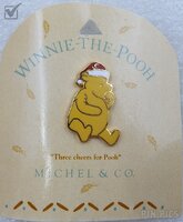 Michel and Company - Mini Classic Pooh in Santa Hat - Christmas Series