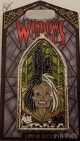 DLR - Cruella DeVille - Pin of the Month - Windows of Evil