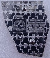 DLR - Engineer Goofy - Disneyland Big Thunder Mountain Attraction Map Puzzle Set - Mystery