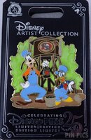 Goofy and Donald at a Railroad Water Tower - Alex Maher Disney Artist Collection