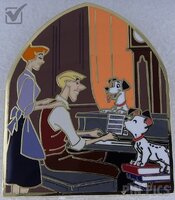 Roger and Anita - What's All the Hurry? - Jes Willis Disney Artist Collection - 101 Dalmatians