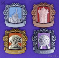 WDW - Four Parks Boxed Set - Jes Willis Artist Collection - Flippers