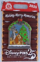 Lady and Tramp with Puppies - Decorating a Tree - Making Merry Memories Boxed Set - Christmas 2025