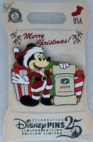 DLR - Mickey Dressed as Santa Claus - USA - Christmas Around the World Series