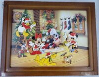 Japan - Mickey and Friends - Christmas 2002 - 5 Pin Frame Set - JDS