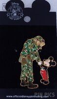 WDW - Mickey Shaking Hands with a Soldier