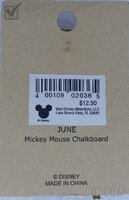 WDW - Mickey - Chalkboard - Pin of the Month - Vintage Collection - June