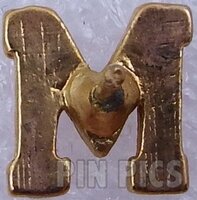 DIS - Letter M - Mickey and Minnie Gold Icons Boxed Set