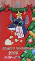 WDW - Merry Christmas 2005 - Pin Pursuit - Stitch Stocking