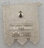 DLR - Ariel and Prince Eric - 50th Banner Princess - Cast Lanyard Series 4 2006