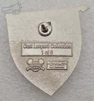 DLR - Jasmine and Aladdin - 50th Banner Princess - Cast Lanyard Series 4 2006