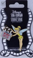 DSF - Tinker Bell with Clapboard with Disney Soda Fountain and Studio Store Logo