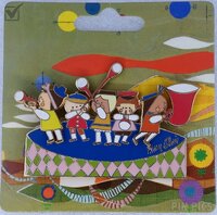 WDI - Small World Band - Futuristic Tomorrowland Mural