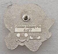 DLR - Rose in Mouth - Wearing Hat with Mickey Eye Patch - Pirate Skulls - Hidden Mickey 2007