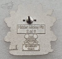 DLR - Minnie - Snowman Snowflake - Hidden Mickey 2007